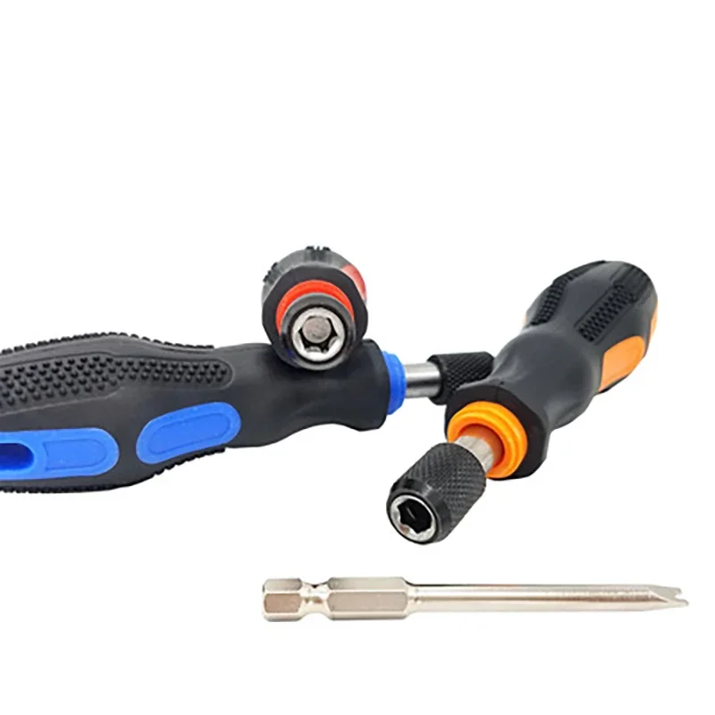 Hi-spec 1/4 (6.35mm) cacciavite a cricchetto supporto per punte impugnatura Driver multifunzione per accessori esagonali Torx Phillips con intaglio