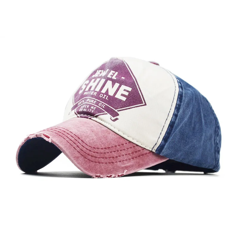 

Vintage Washed Distressed Baseball Cap Golf Dad Hat Spring And Summer New Korean Style Baseball Cap