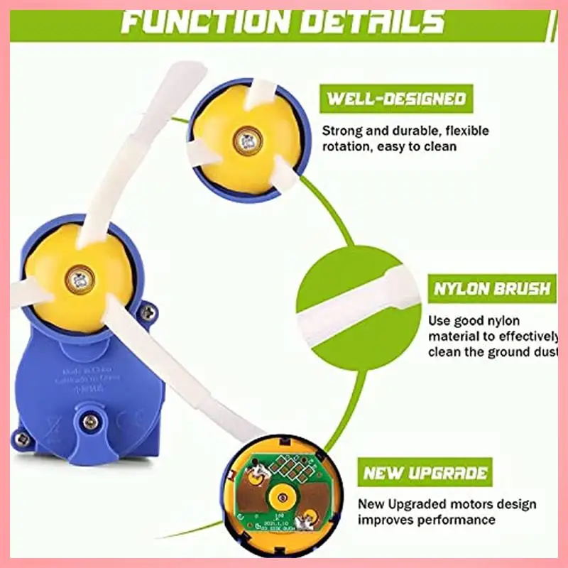 M02K-الجانب وحدة محرك الفرشاة ل اي روبوت رومبا 500 600 700 800 900 I3 سلسلة الروبوتية مكنسة كهربائية استبدال وحدة المحرك