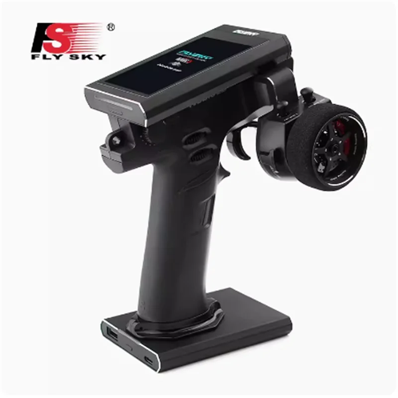 

NB4+FGR4P FLYSKY Four way Racing Gun Control Noble Touch Screen Handwheel Switching Charging Stand