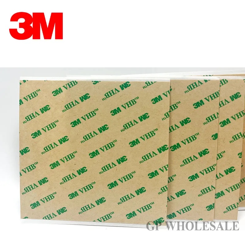 

10pcs 3M VHB 9473PC ADHESIVE TRANSFER DOUBLE STICK TAPE 100*100mm, 10cmx10cm 0.25mm thick Bonding Decorative Metal trim, FPC