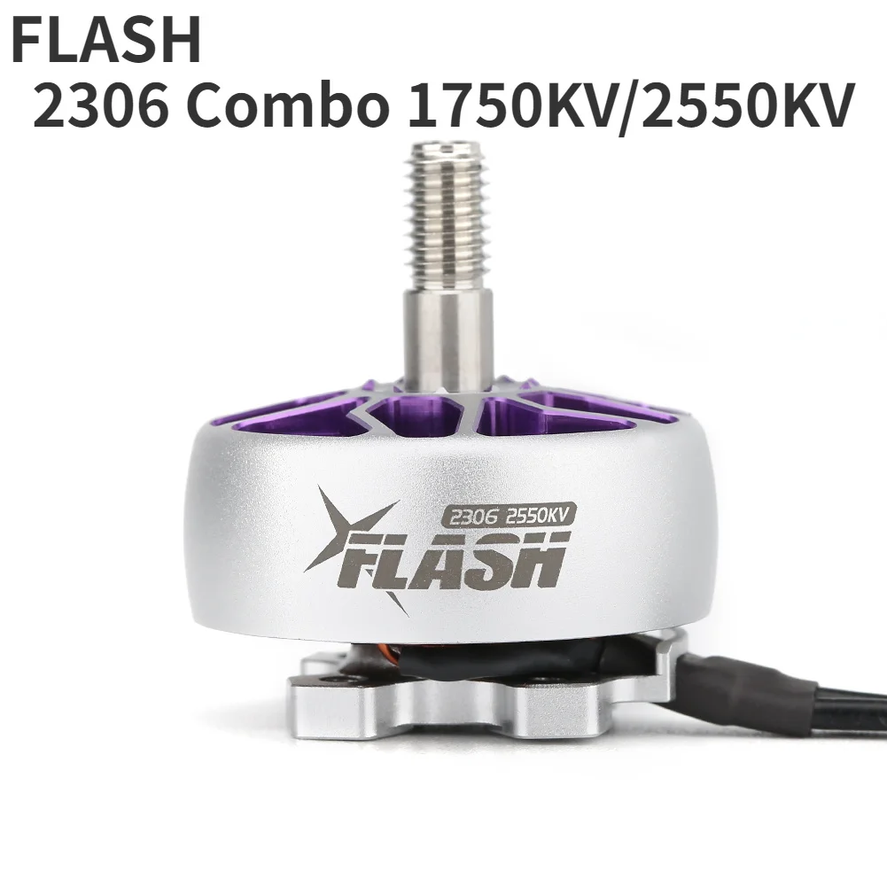 FlyFishRC Flash 2306 Combo 1750KV/2550KV motore Brushless per RC Drone FPV Racing parti multirotore accessori vendita calda