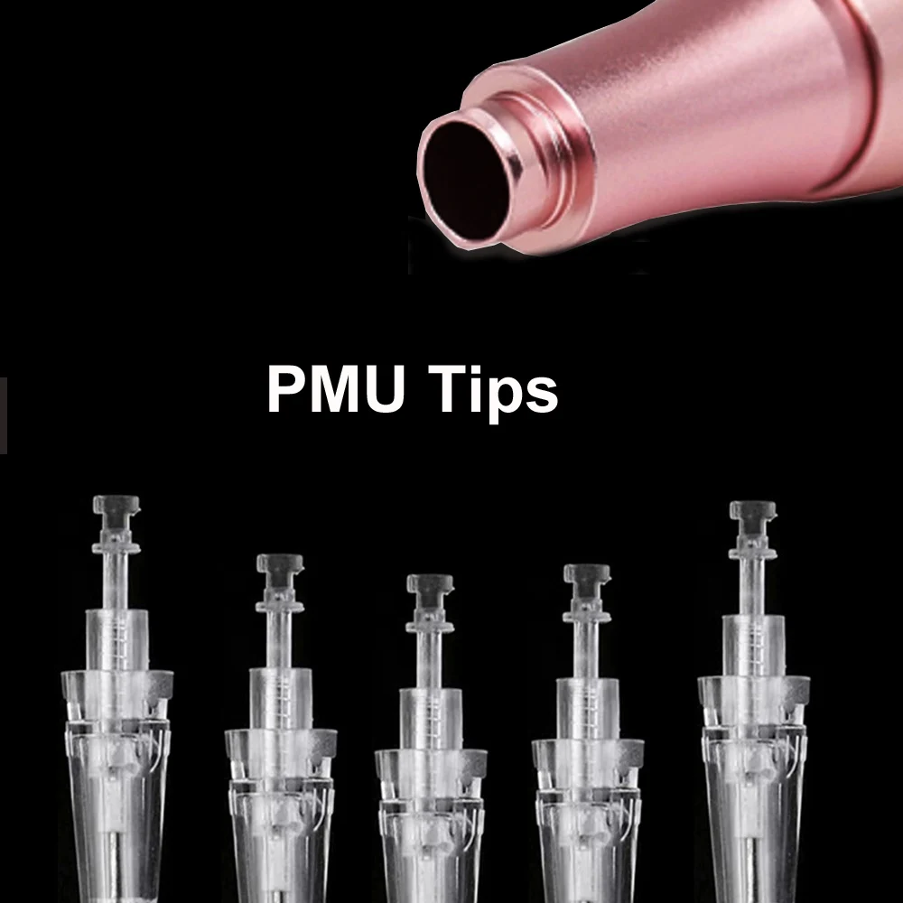 100pcs Bayonet PMU Permanent Makeup Eyebrow Tips Tattoo Accessories