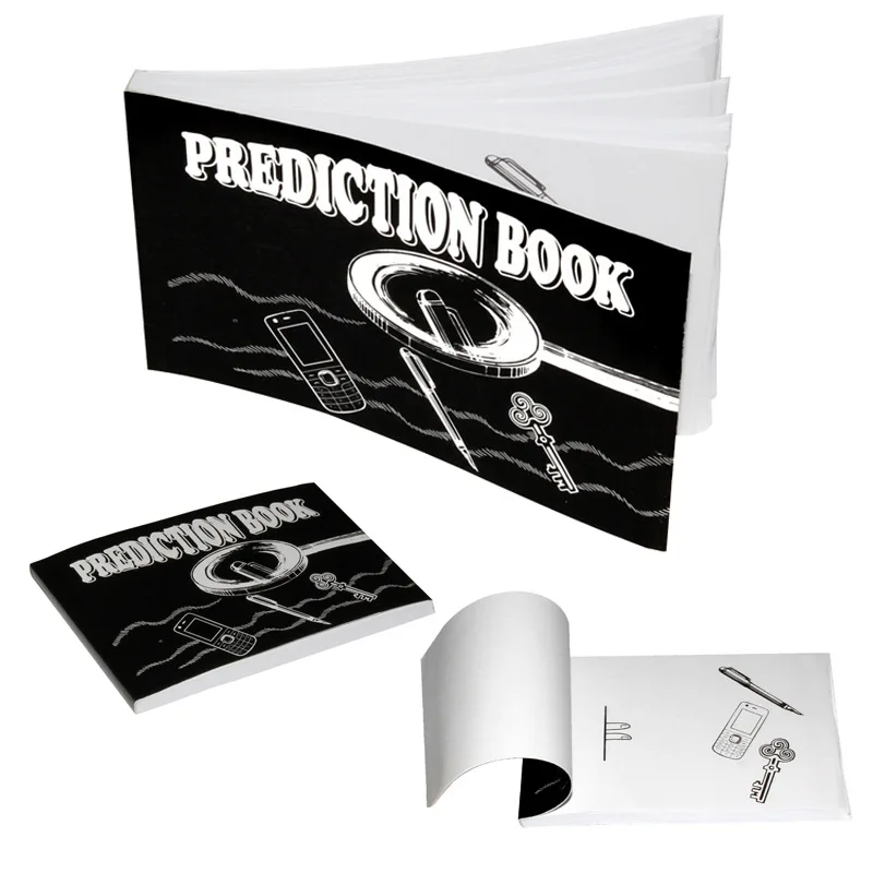 Prediction Book -Magic Trick Magic Props Gimmick Stage/Close Up Fire Comedy Accessories Children Beginners Primary Tricks