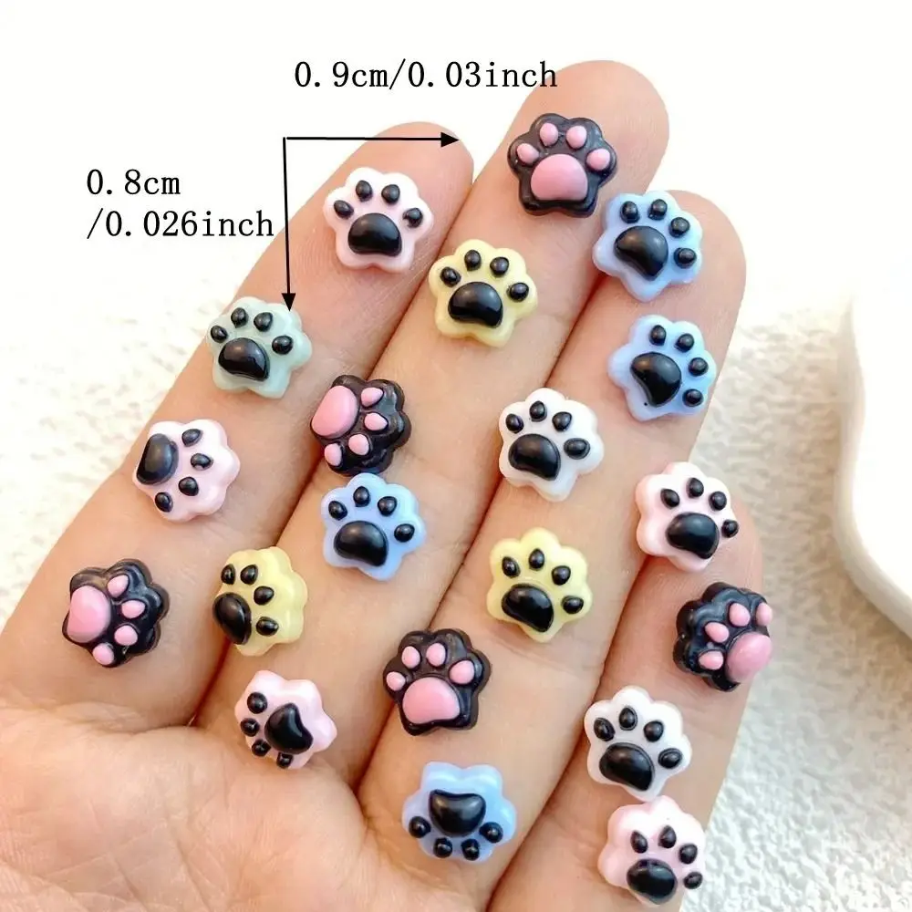 50pcs New Resin Mixed Nail Art Colorful Cartoon Manicure Decoration Rhinestones Nail DIY Craft Nails Supplies