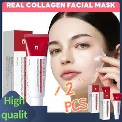 Real Collagen Fit Collagen Wrapping Mask Rejuvenation Moisturizing Korean Face Mask Make Glowy Skin Elasticity Facial Mask Care