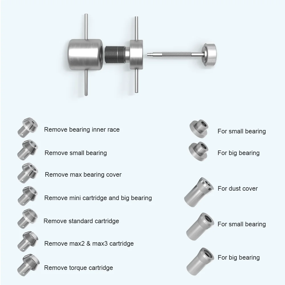 Peças Originais Dentais Tamanho para Remover Ferramentas Rotor para Reparar Peças De Reparo De Alta Velocidade Handpiece Turbina De Ar AI-AT-TOOL