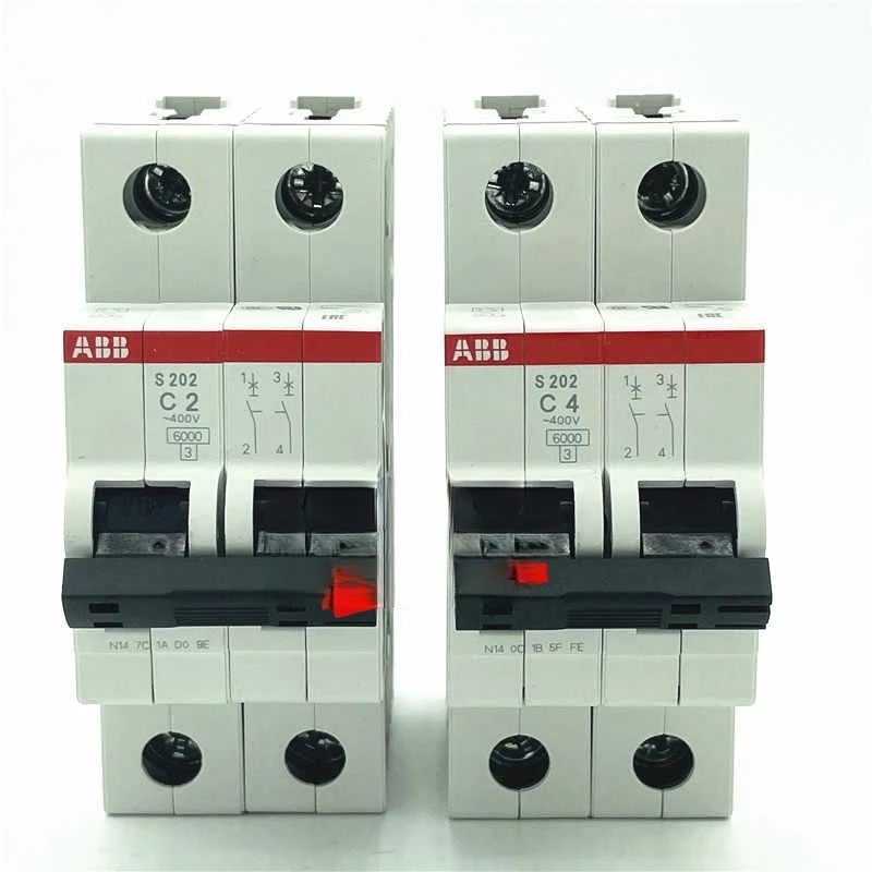 S202-C1 S202-C2 S202-C3 S202-C4 S202-C6 S202-C10 S202-C16 S202-C20 S202-C25 S202-C32 S202-C40 S202-C50 S202-C63 ABB MCB