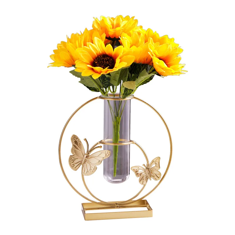 Hydroponic Vase Decoration Home Living Room Desktop Simulation Flower Planter Dining Table Light Luxury Style Decoration