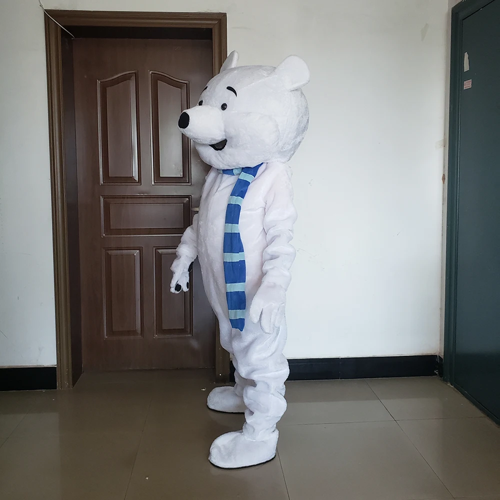 Teddy Bear Polar Bear Mascot Costume Halloween Christmas Birthday Party Animation Cosplay Costumes