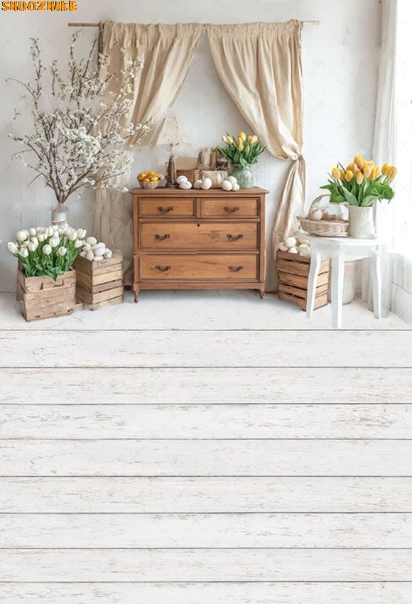 

Spring Easter Scene Photography Background Floral Indoor Window Kid Birthday Party Portrait Decor Backdrop Photo Studio FB-01