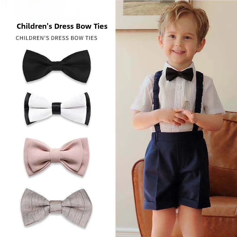 gravata-borboleta-infantil-estilo-coreano-para-apresentacoes-laco-borboleta-vermelho-para-criancas-gravata-para-apresentaco