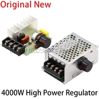 4000W 110V 220V AC SCR Voltage Regulator Motor Speed Controller Control Dimming Dimmers Thermostat Import High-power