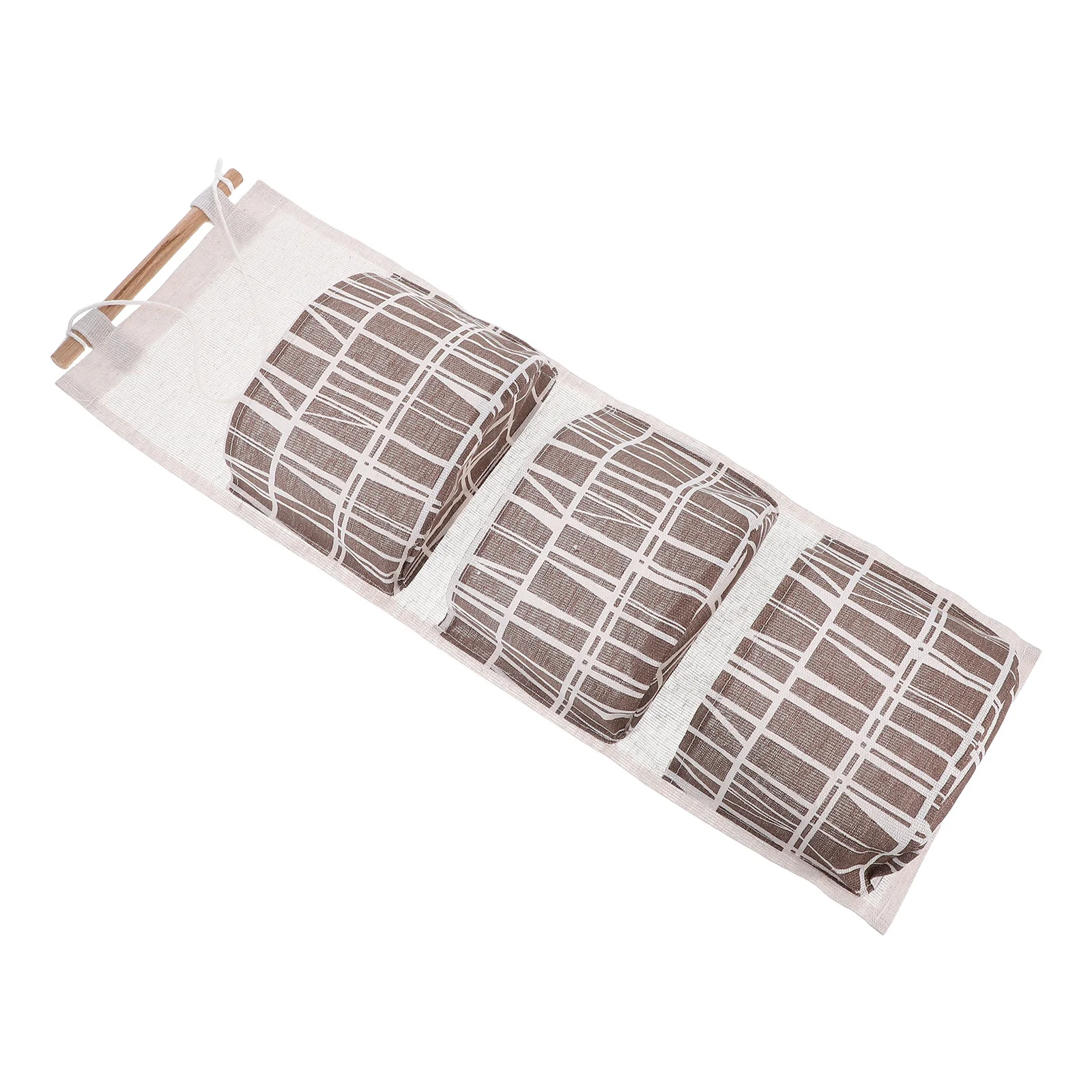 

Linen Cotton Storage Bag Multi Layer Thickened Door Organizer Wall Hanging Pocket Space Saving Fabric Organizer For Home Wall