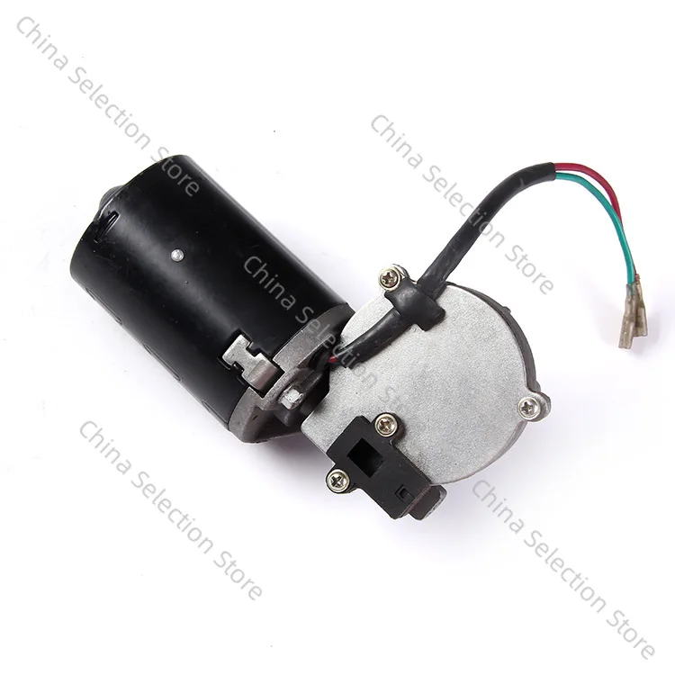 Supply Garage Door DC Geared Motor, Eight-character Door Motor Worm Gear Copper Gear Motor