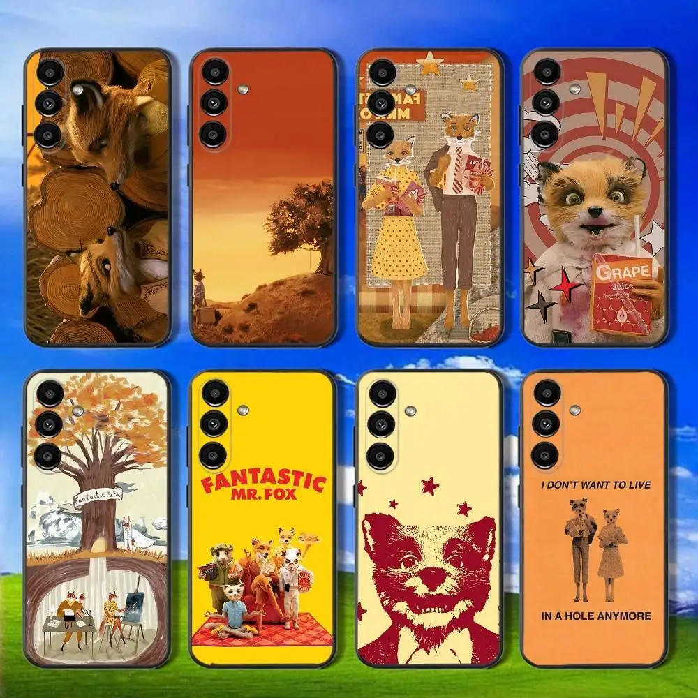 

Phone Case For Samsung Galaxy A13,A21s,A22,A31,A32,A52,A53,A71,A80,F-Fantastic Mr F-Fox Soft Black Shell