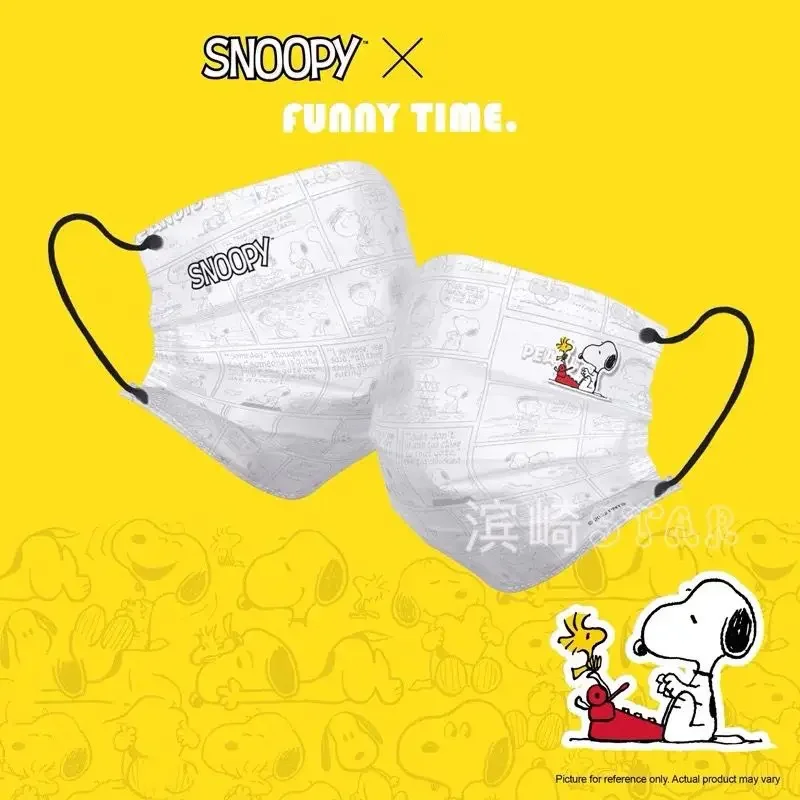 Snoopy Cartoon Adult Face Masks Anime Breathable Men Women Mascarillas Mouth Face Cute Outdoor Non-wove Dustproof Filter Mask