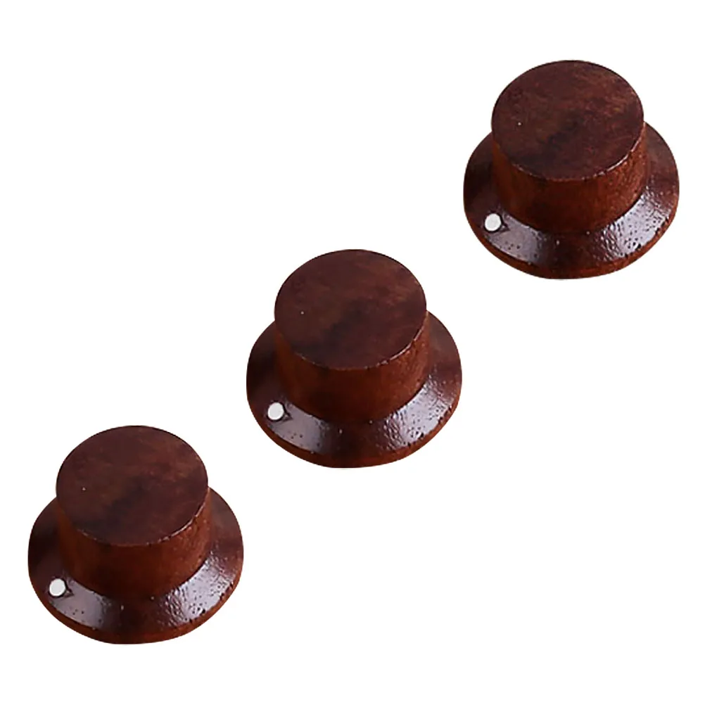 

3 Pcs Guitar Knob Control Electric Switch Tip Volume Knobs Accessories Part Tone