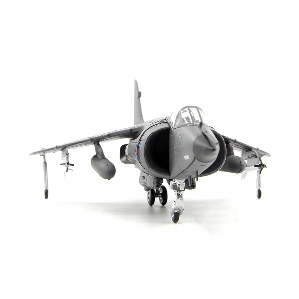 Avión de juguete de Metal fundido a presión Malvinas War Harrier Jump Fighter Jet, modelo de adorno, regalo de cumpleaños para niños, 1:72