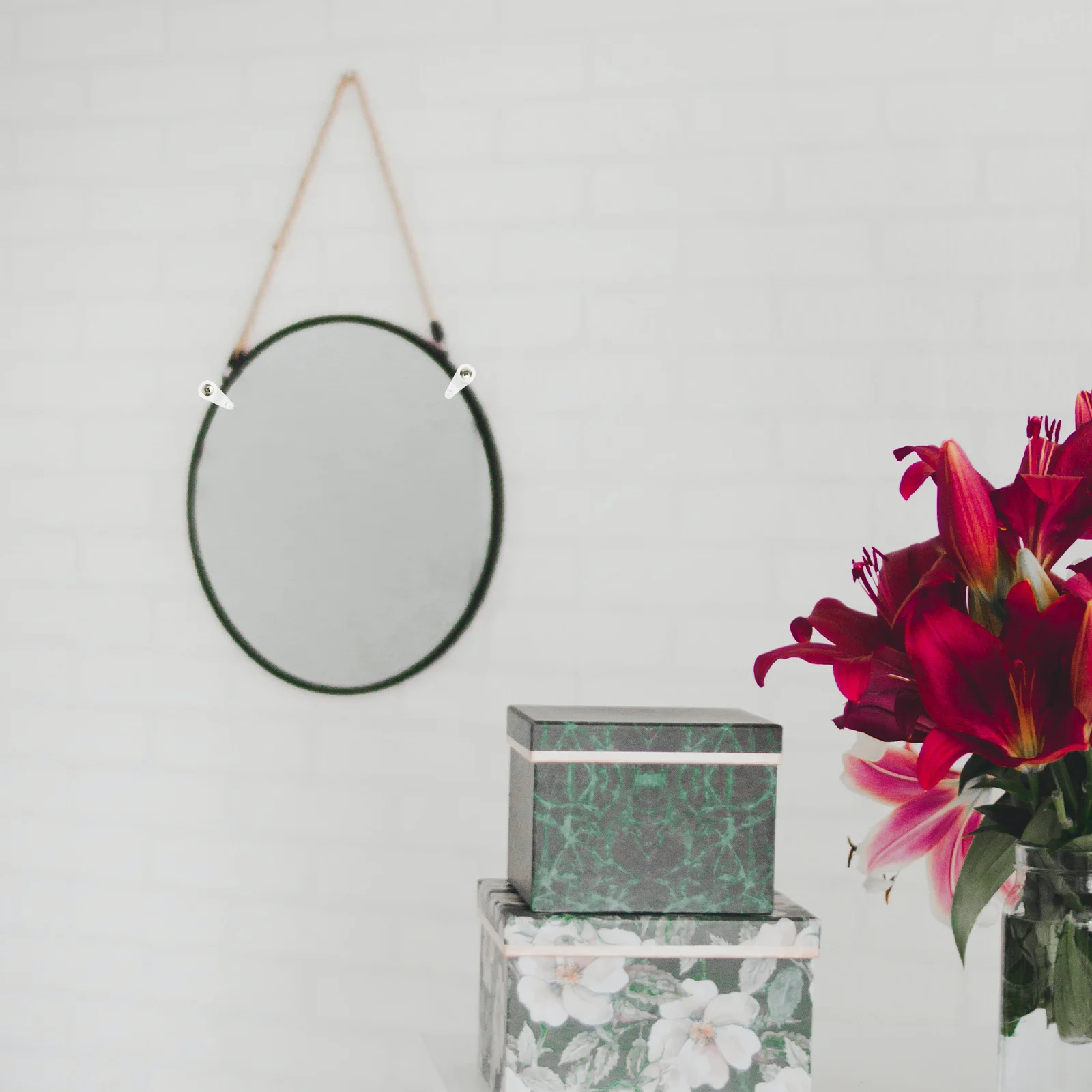 

50Pcs Plastic Mirror Clips Glass Retainer Clips for Secure Fixing Bathroom Cabinet Door Glass Clip Kit Fixing Clip for Mirror