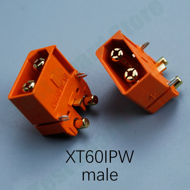 1Pce XT60I XT60IPW male and female plug current gold-plated/brass nickel plated connector model aircraft power battery adapter