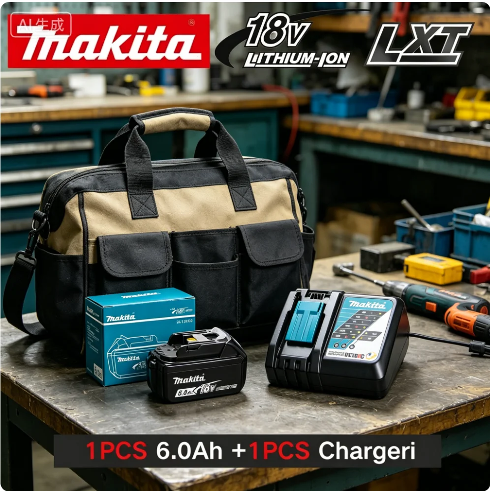 

2026 Makita BL1860 BL1850B BL1850 BL1840 BL1830 Screwdriver Battery & Charger 18v Replacement Power Tool Batteries.