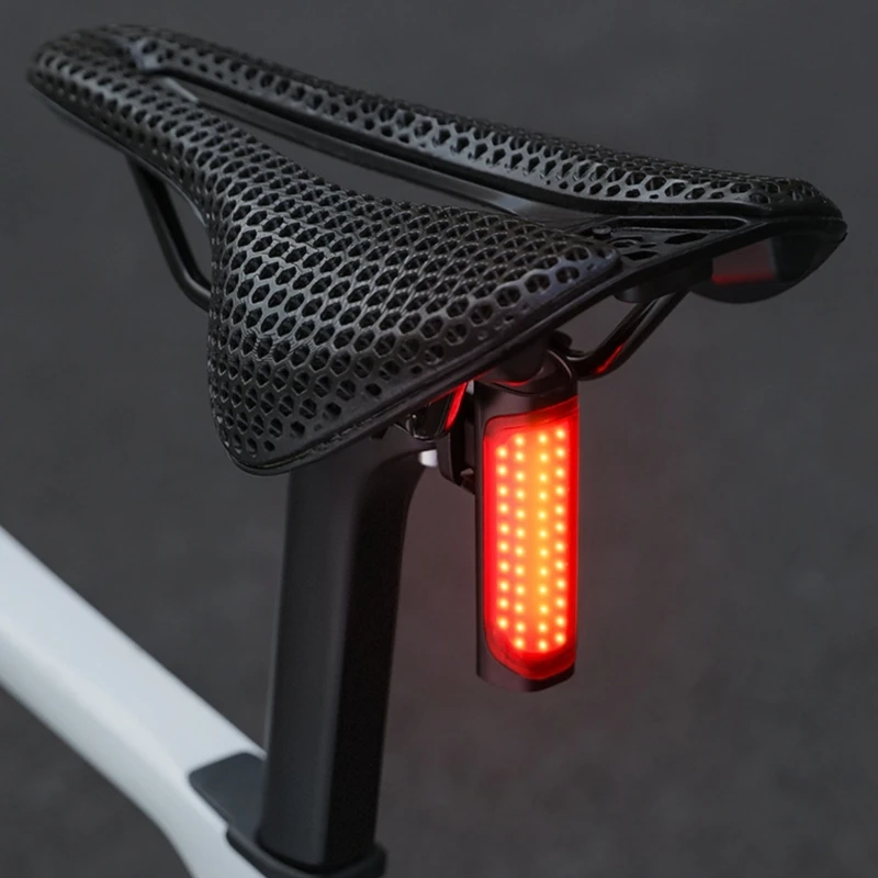 

Weatherproof Bicycles Rear Lamp Auto Mode USB Rechargeable Light for Outdoor 24BD