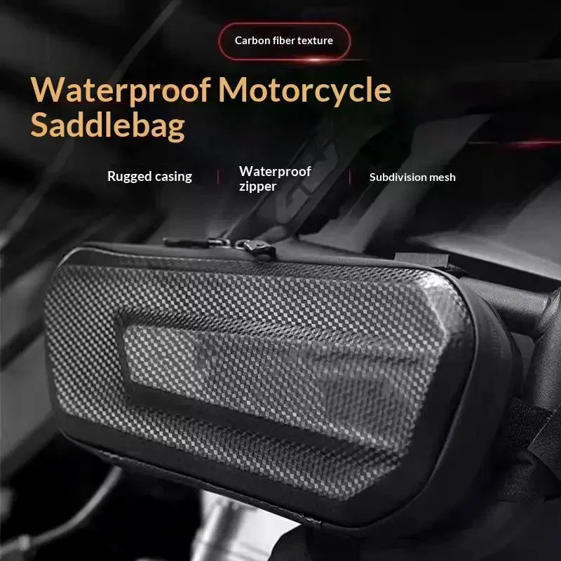1/2Pcs Large-Capacity Motorcycle Side Bag – Universal Waterproof Multifunctional Saddlebag / Storage Pouch Motorcycle Accessory