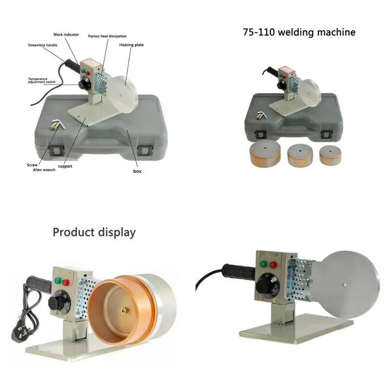 

75-110 Hot Melter Heat Capacity Machine Adjustable Temperature Heat Sealer Machine High Power Hydropower Project Welding