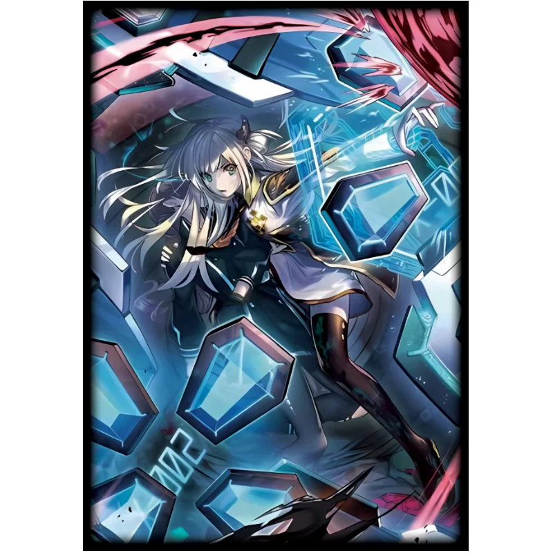 50Pcs/Set 63x90mm Anime Game Yu Gi Oh TCG OCG Card Sleeve Black Magician Girl Kurikara Divincarnate Sky Striker Ace Gifts Toys