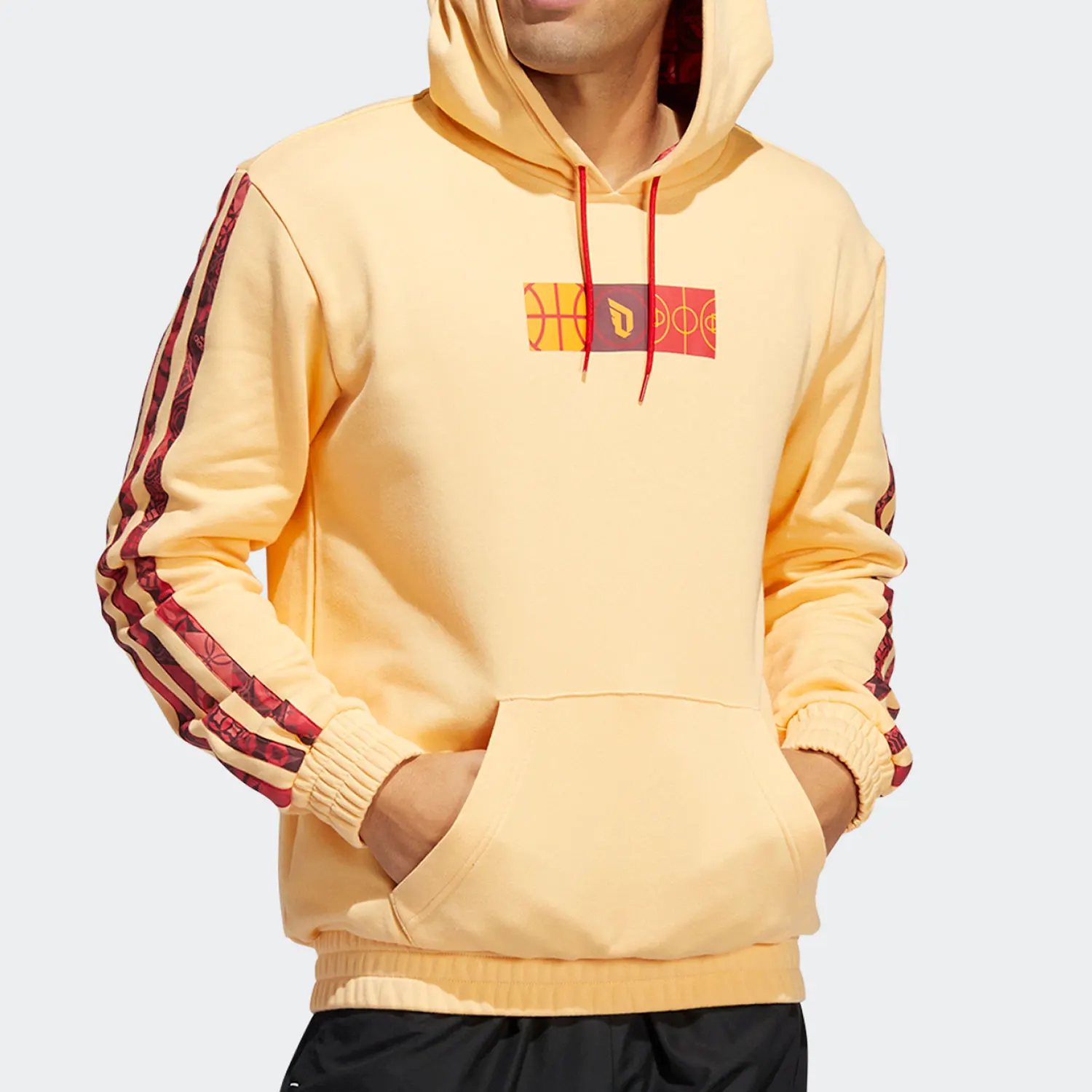 adidas-genuine-new-cny-men's-hooded-loose-sweatshirt-hd7897