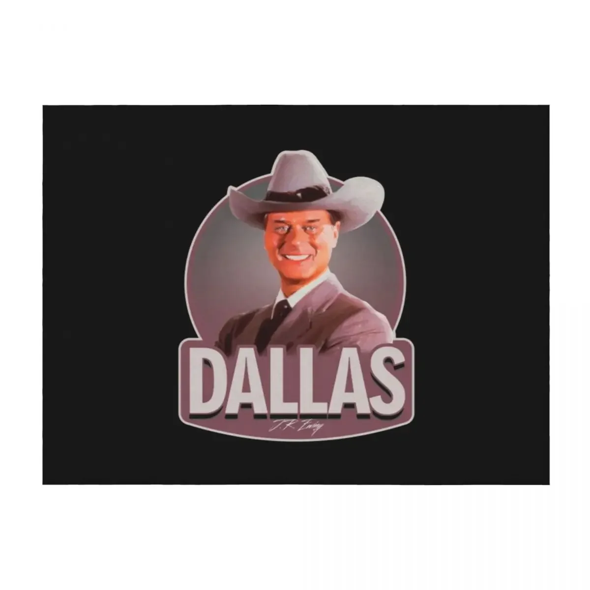 

Dallas JR Ewing Throw Blanket Bed Fashionable Hairys for sofa wednesday Blankets