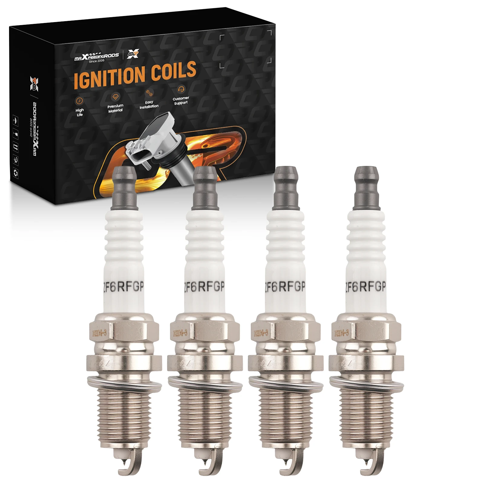 

Spark Plugs for Chevrolet Aveo 2009-2011 L4 1.6L ZFR6FGP 7100 Iridium 4pc Spark Plug 4 Iridium Spark Plugs Iridium Spark Plugs