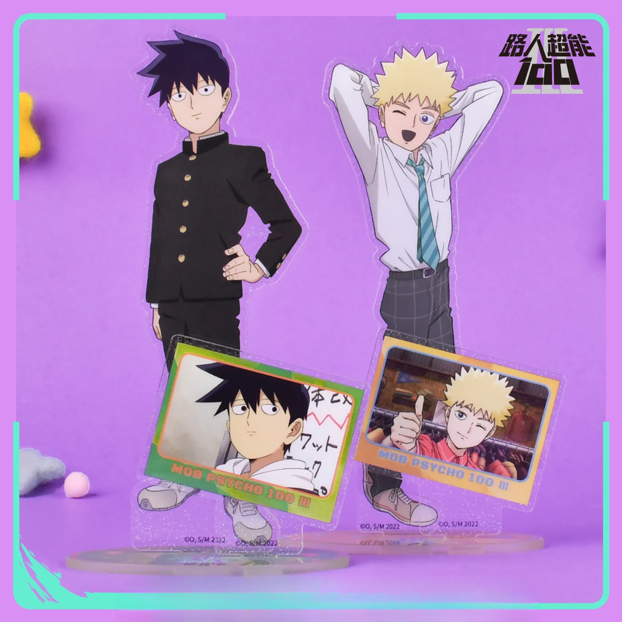 Anime Mob Psycho 100 Mobu Saiko Hyaku Hanazawa Teruki Reigen Arataka Kageyama Shigeo Ritsu Cosplay Acryl Staande Bord Cadeau