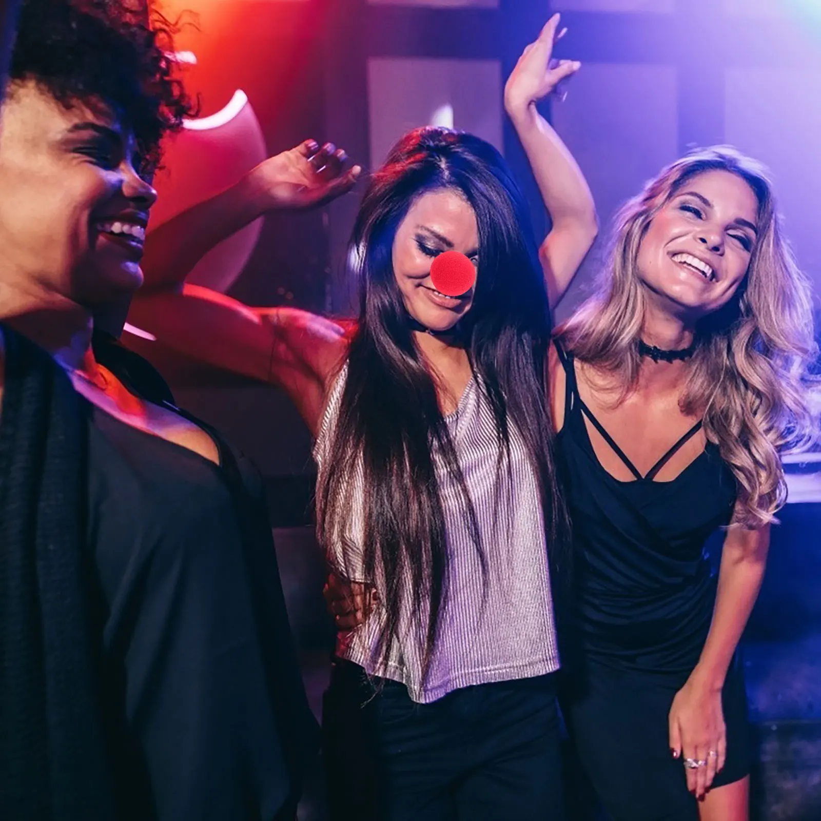 

10Pcs Clown Nose Prop Red Sponge Material Lightweight Comfortable Wear for Halloween Party Decor Cosplay Performance Accessory