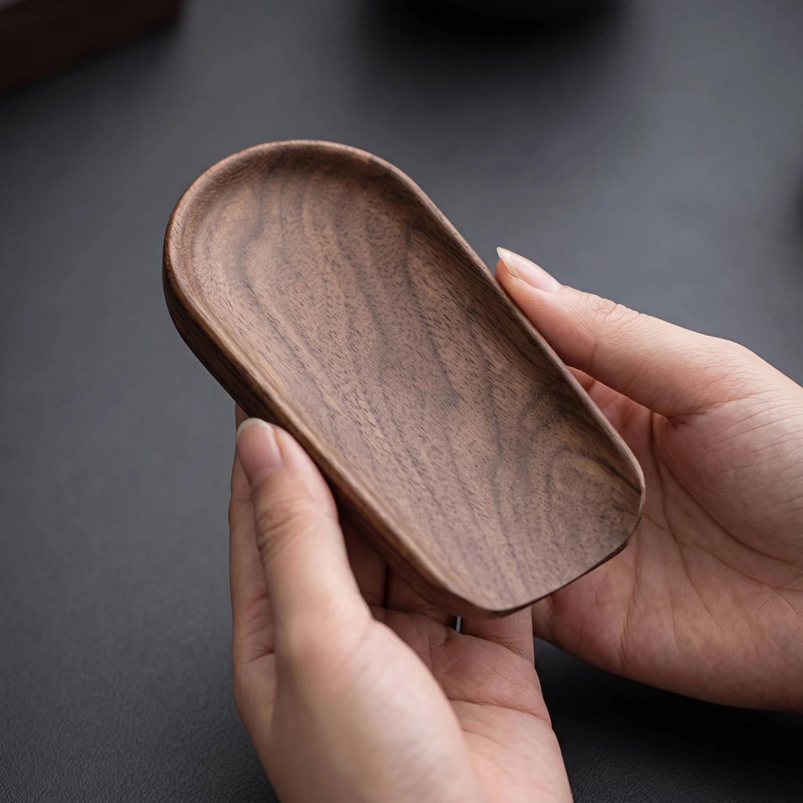 Walnut Tea Tray Minimalist Woo - đánh giá và giá Wooden Serving Tray