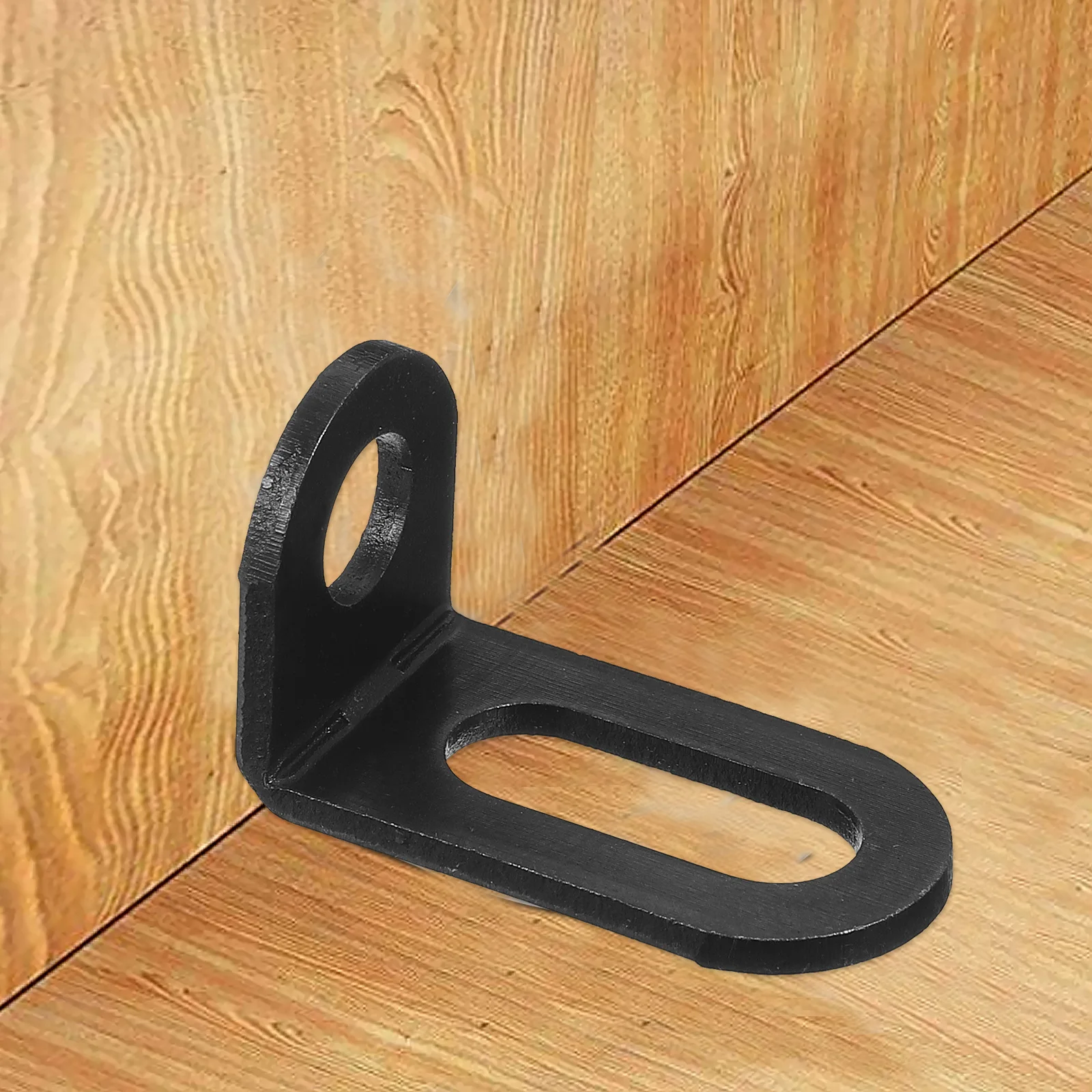 

20 Pcs Iron Corner Black Shelf Brackets for Cabinet Furniture Hardware Accessories Metal Brackets 90 Degree