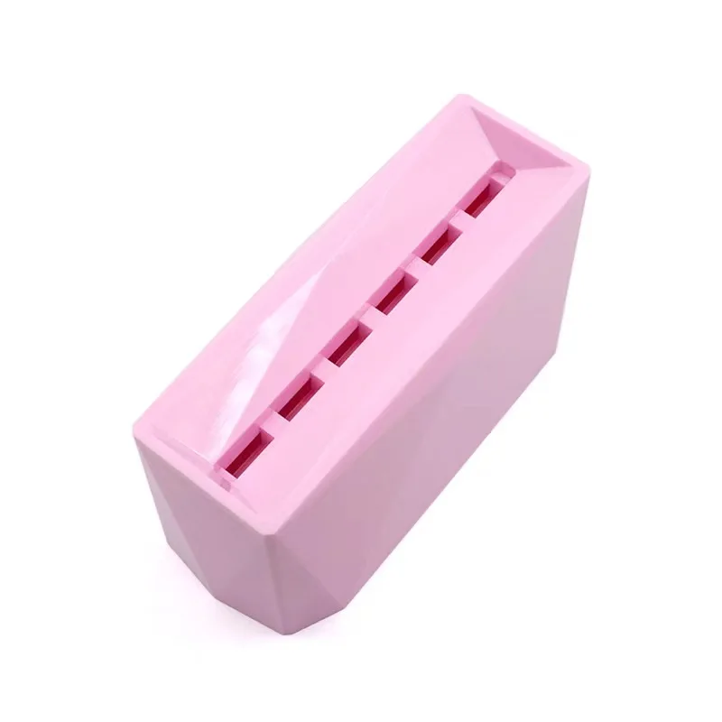 1 Juego de soporte de almacenamiento de pinzas de pestañas acrílicas, 6 uds., herramientas de extensión de pestañas, organizador de alicates, soporte práctico