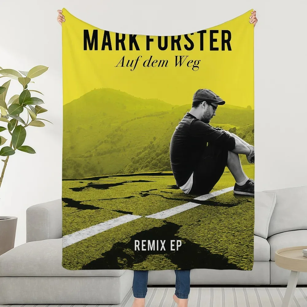 Blanket F-Forster M-Mark Throw Super Cosy Plush Living Room Sofa Couch Albums Childish Birthday Gifts