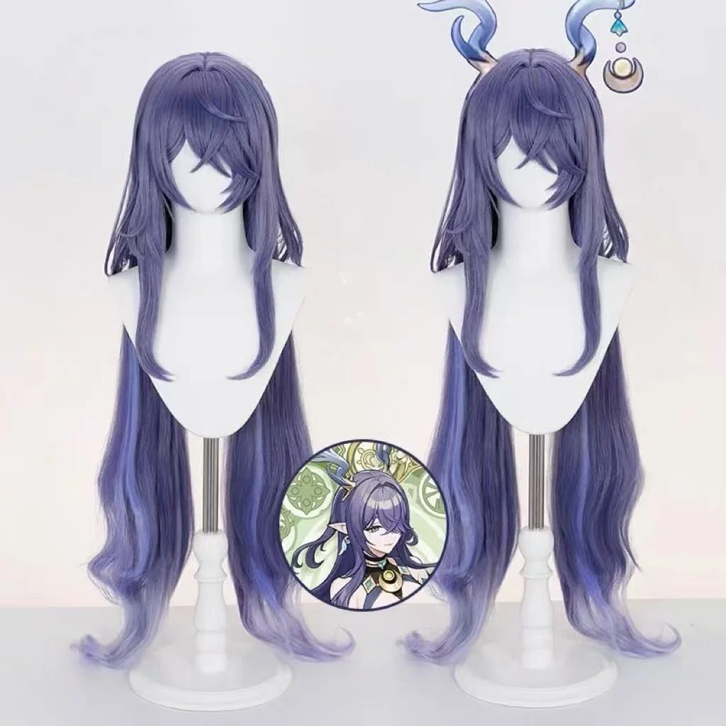 

Lauma Cosplay Wig Anime Game Genshin Impact Hair Rose Net Wigs