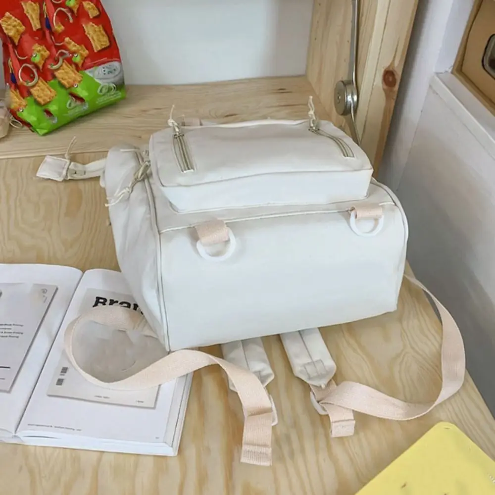 

Портативный рюкзак для ноутбука с героями мультфильмов, нейлоновая школьная сумка большой емкости, водонепроницаемая сумка через плечо в корейском стиле, дорожная сумка