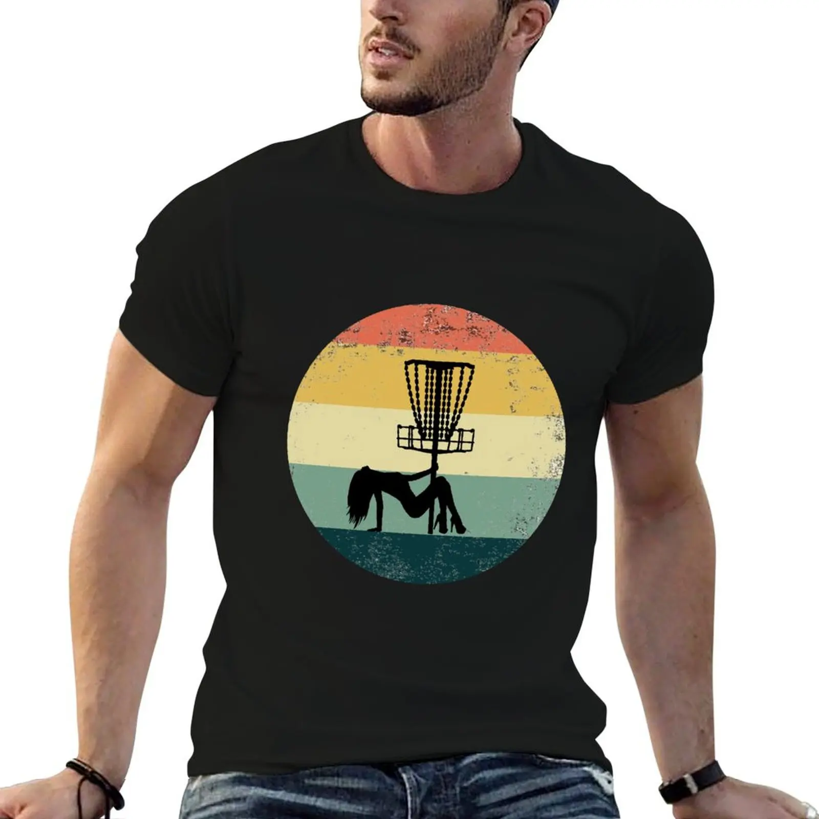 

Funny Disc Golf, Pole dancing, for disc golf lover and pole dancing lover T-Shirt t shirts for man cotton T-Shirt