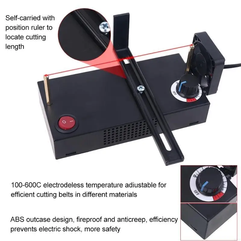 E1PC High-performance Home Use Hot Ribbon Cutter Machine DIY Rope Band Craft DIY Manual Cut ToolHousehold Ribbon Cutter