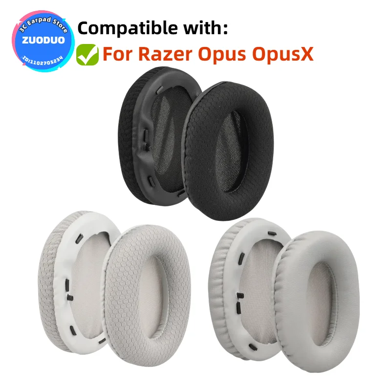 

Ear pads for Razer Opus OpusX replacement Earpads headphones Earmuffs Memory Sponge Sleeves Cover Case