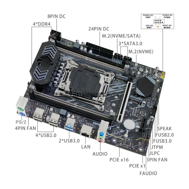 

Запчасти для материнской платы Amentmen X99 A4B с процессором 2680V3