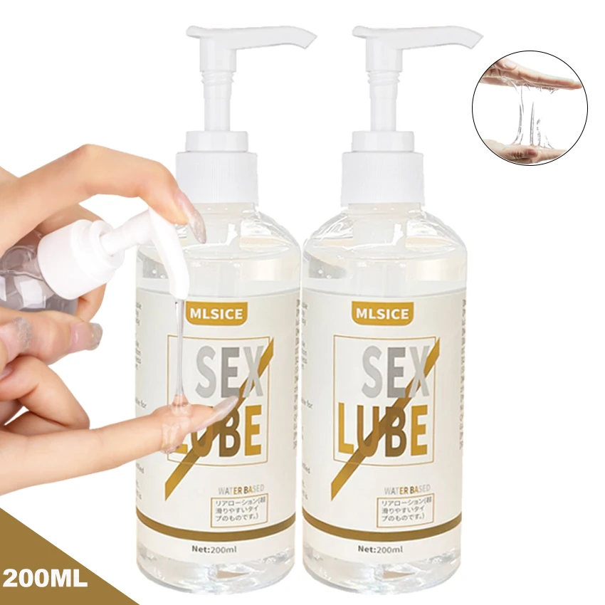 200ML Water-soluble Lubricant Sex Tooys for Men Anal Sex Lubricating Oil Pure Natural Oral Sex Lube Adult Toys Female Sexshop 18