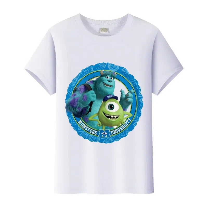 مضحك ديزني الكرتون وحوش ، Inc. الجرافيك المرأة التي شيرت Harajuku الأطفال تي شيرت السيدات تيز القوطية رجل أعلى الأسرة فتاة بلوزة #2