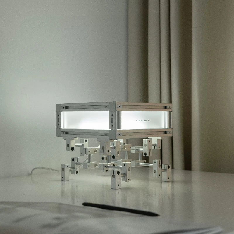 Desktop light industrial style square living room bedroom study desktop art ornament atmosphere