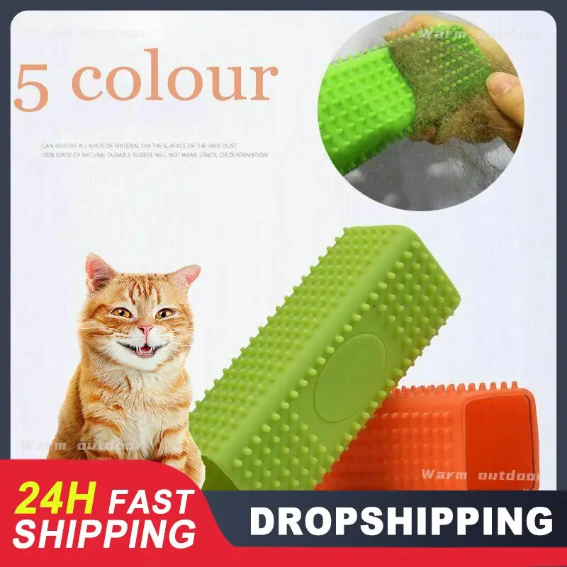 Cat Hair Brush Multi-surface Use Easy To Use Versatile Cleaning Tool Gentle Massage Durable Material Carpet Brush Silicone