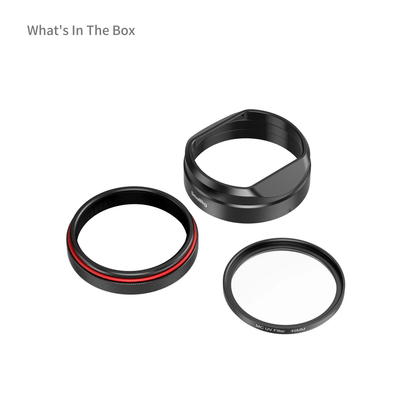 SmallRig UV-filter voor FUJIFILM X100VI /X100V 99% lichtdoorlatendheid Optische glazen lens Waterdicht Anti-kras met adapterring